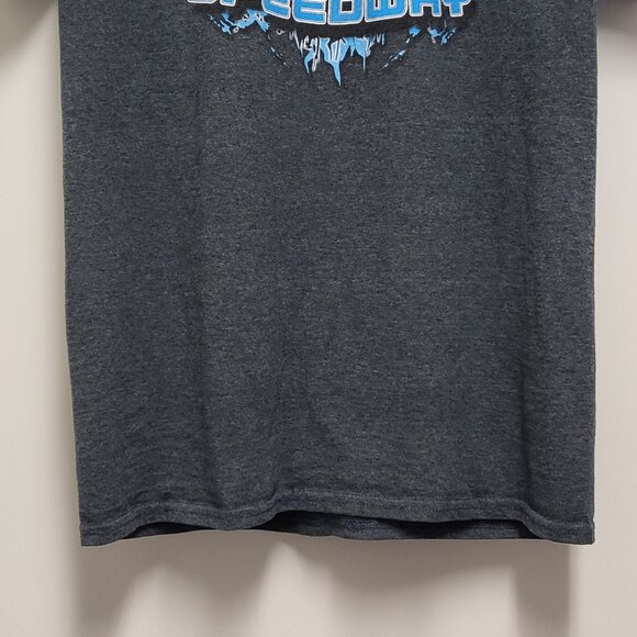 Lake Havasu 95 Speedway Arizona T Shirt Mens Medium Short Sleeve Gray Gildan - Picture 4 of 13